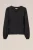WE Fashion – Dames blouse met V-hals – Regular fit – Zwart –