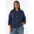 Zizzi gebreide vest Plus Size met wol – blauw
