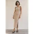 AWARE maxi jurk crochet – beige
