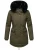 NAVAHOO Winterparka ‘Sweety Deluxe’  kaki / zwart