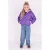 B.Nosy reversible winterjas met panterprint – paars