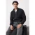 TRENDYOL MAN Heren Zwart Effen Lang Regular fit Sweatshirts