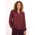 Didi blouse met print – donkerrood