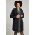 Plus Basics lange blazer van travelstof donkerblauw