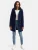 Marikoo dames wintermantel met capuchon en getailleerd model