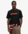 Superdry Mannen Tech T-shirt met Relaxte Pasvorm en Logo Zwart