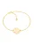 So Chic Armband  goud / lavendel