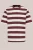 WE Fashion – Heren relaxed fit T-shirt met streep – Relaxed Fit – Donkerrood – Katoen –