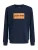 Jack & Jones Junior Sweatshirt ‘JJCOLE’  navy / oranje