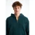 Sweatshirt met capuchon en halve rits