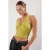 TRENDYOLMİLLA Dames Groen Effen Mouwloos Getailleerd Blouses