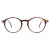 Montana Round Matte Brown Turtle Unisex Women Glazen frames