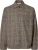 Selected Homme Overhemd Rlxsvend Wt Check Wol Blend Bruin heren