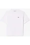 Lacoste Classic Fit Dames T-shirt wit, Effen