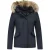 TheBrand Korte winterjas met bontkraag