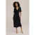 We Fashion Dress Mid Length Black