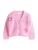 Next Gebreid vest ‘Love Bug’  rosa / lichtroze / bloedrood