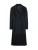 GOBI Cashmere Tussenmantel ‘Double-Breasted Long Coat’  zwart
