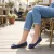 Tamaris Tamaris Ballerina blauw Leer