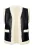 Studio Untold Bodywarmer  ecru / zwart