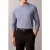Calvin Klein Ls Supima Interlock Tee Dusty Sailor Blue