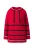 Ulla Popken Oversized trui  rood / zwart / wit