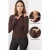 TRENDYOLMİLLA Dames Bruin Effen Getailleerd Sport Blazers