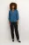 Blouse met lange mouwen Regular fit Legion Blue