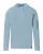 Genti | Heren | Pull Over Half Zip Licht Blauw