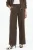 Fluwelen broek met hoge taille en rechte pijpen