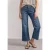 Jeansculotte met riemdetail