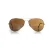 Ray Ban Aviator in goud en bruin.