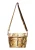 faina Schoudertas  beige / chocoladebruin / safraan