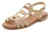 LASCANA Sandalen met riem  beige
