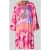 miss goodlife relaxed fit mini-jurk van zuivere viscose met dierenprint