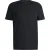 Boss Heren T-shirt met ton-sur-ton logo, ronde hals en raglanmouwen (Zwart)