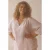 Yest Curve blousetop met linnen lichtroze