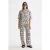 Scotch & Soda Gia – Mid Rise Wide Leg Elasticated Trousers Art Dept Collag