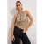 TRENDYOLMİLLA Dames Geel Effen Lang Getailleerd Blouses