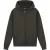 Malelions Men Striped Signature Zip Hoodie | Vintage Green
