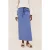 Vanilia Skirt Tube With Drawcord Blue Indigo