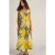 White Stuff Lorna Linen Blend Maxi Dress Yellow Print