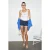 Geribbelde cropped cami met borduursel