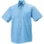 Russell Collectie Heren Korte Mouw Ultiem Niet-Ijzershirt (Heldere lucht)