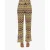Dames brede gebreide broek Superdry Zigzag