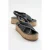 Bellezza Leren Plateausandaal (Dames)