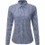 Premier Dames/dames Maxton Check Shirt met lange mouwen (Marine / Wit)