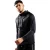 Luke Heren Raglan Sweatshirt (Jet Zwart)