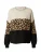 Only Trui Onljade Animal Ls O-neck Cc Knt 15294969 Moonbeam Dames