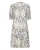 Fransa Jurk ‘Frariana Dr 18’  blauw / grijs / zwart / offwhite